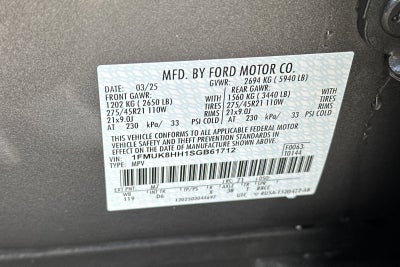 2025 Ford Explorer Platinum