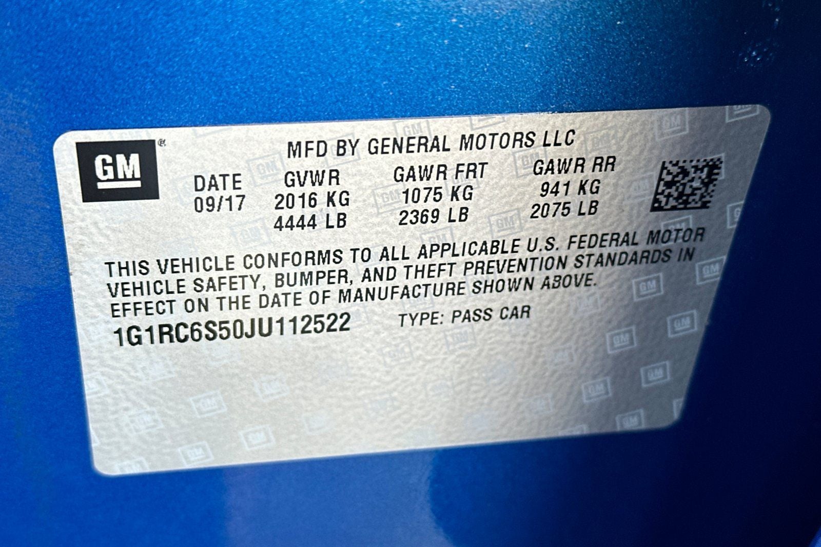 2018 Chevrolet Volt LT