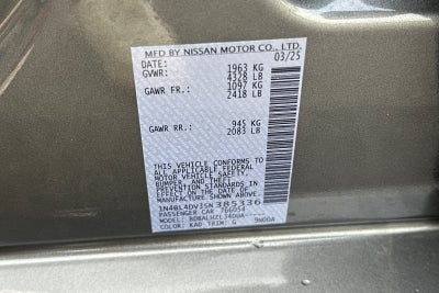 2025 Nissan Altima 2.5 SV