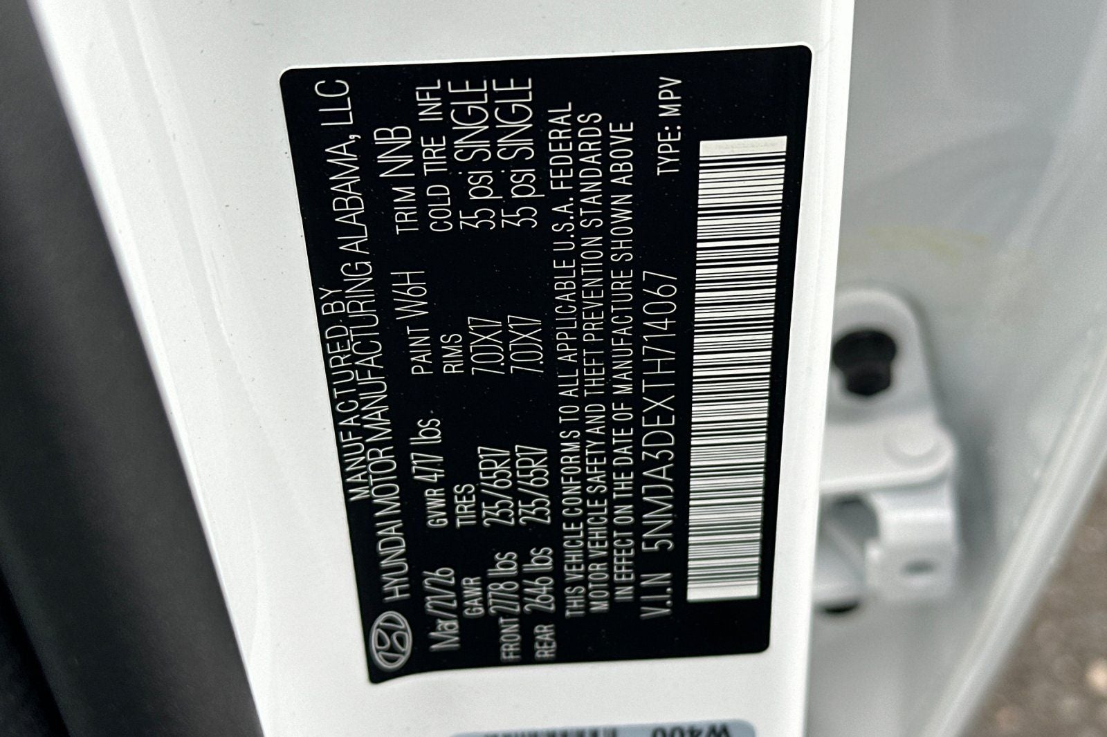 2026 Hyundai TUCSON SE