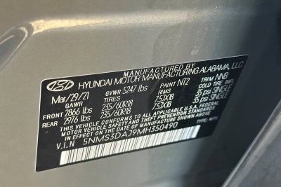 2021 Hyundai SANTA FE SEL