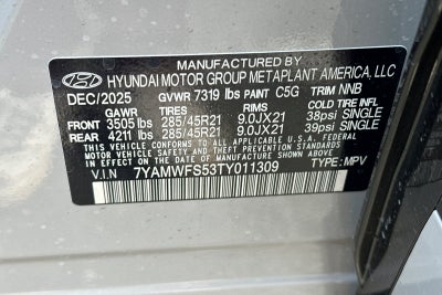 2026 Hyundai IONIQ 9 Performance Limited