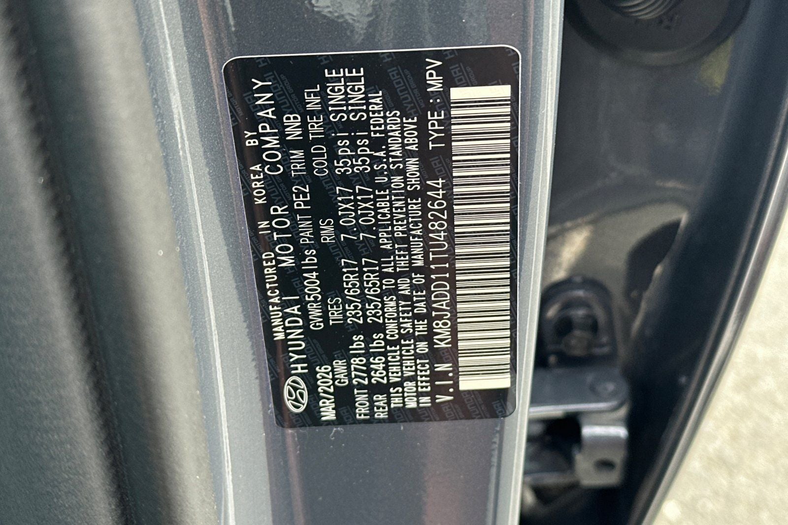 2026 Hyundai TUCSON HYBRID Blue SE