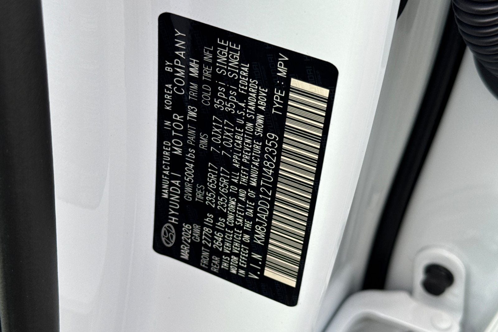 2026 Hyundai TUCSON HYBRID Blue SE