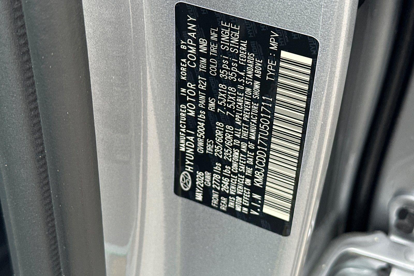 2026 Hyundai TUCSON HYBRID SEL Convenience