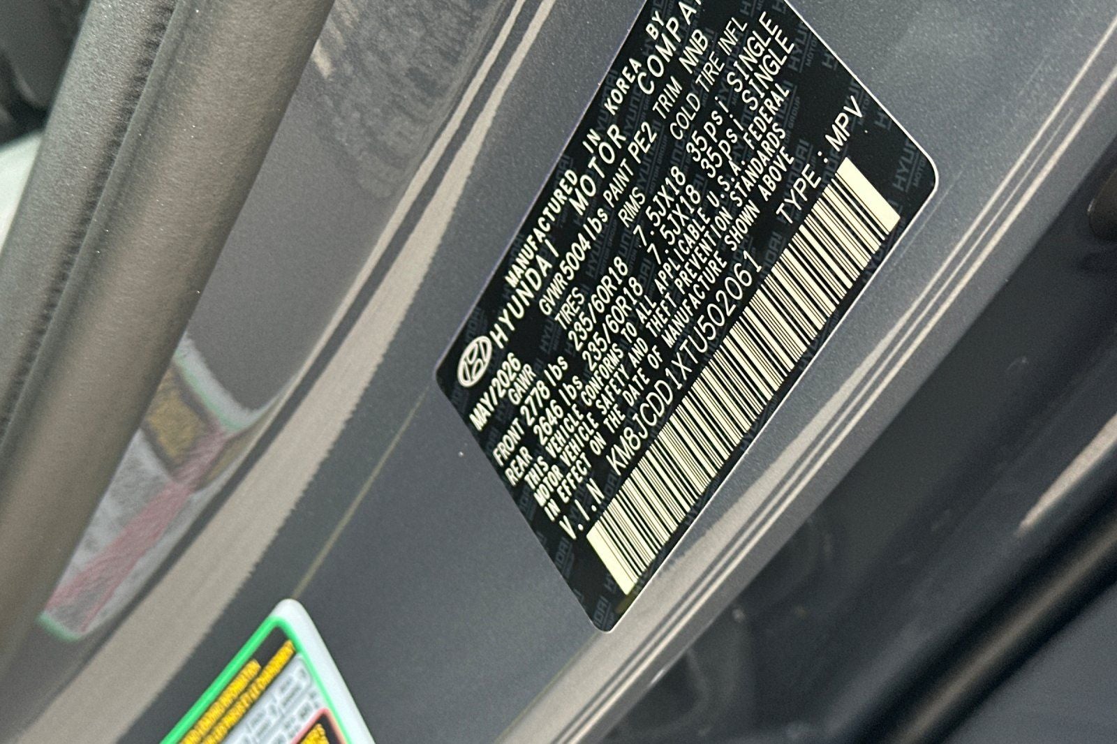 2026 Hyundai TUCSON HYBRID SEL Convenience
