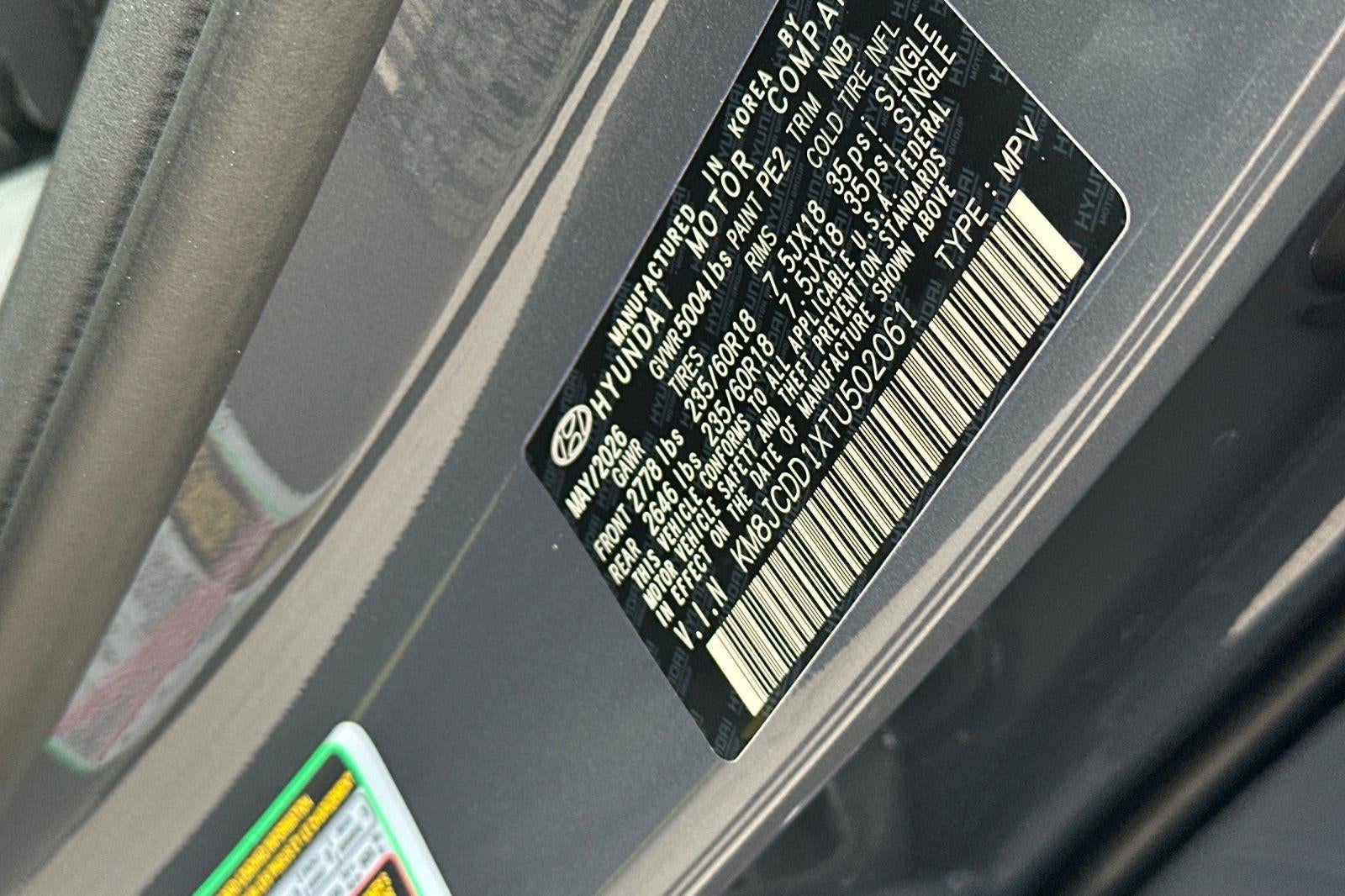 2026 Hyundai TUCSON HYBRID SEL Convenience