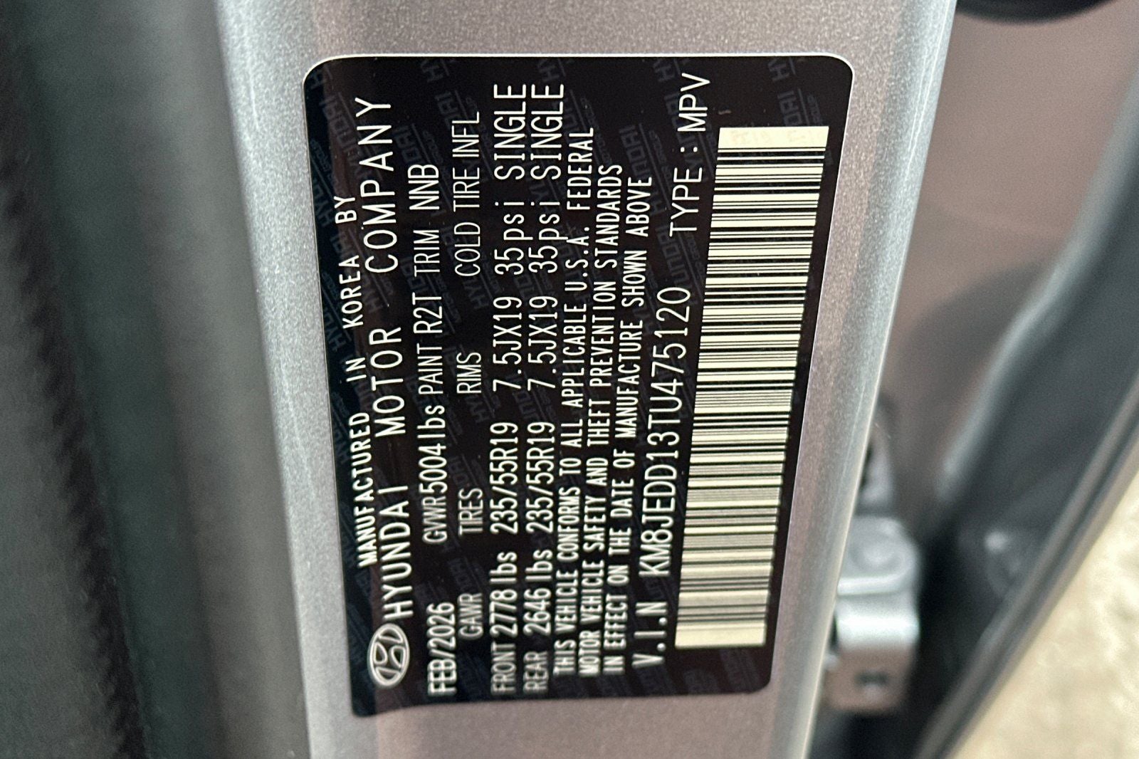 2026 Hyundai TUCSON HYBRID Limited