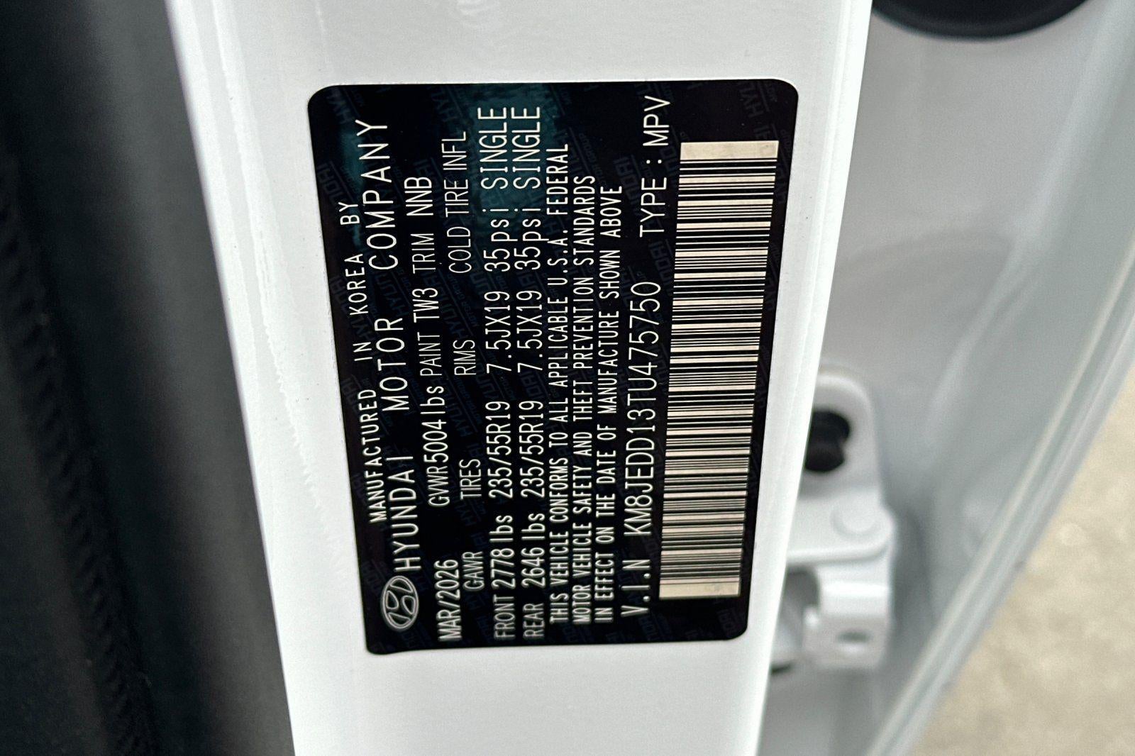 2026 Hyundai TUCSON HYBRID Limited