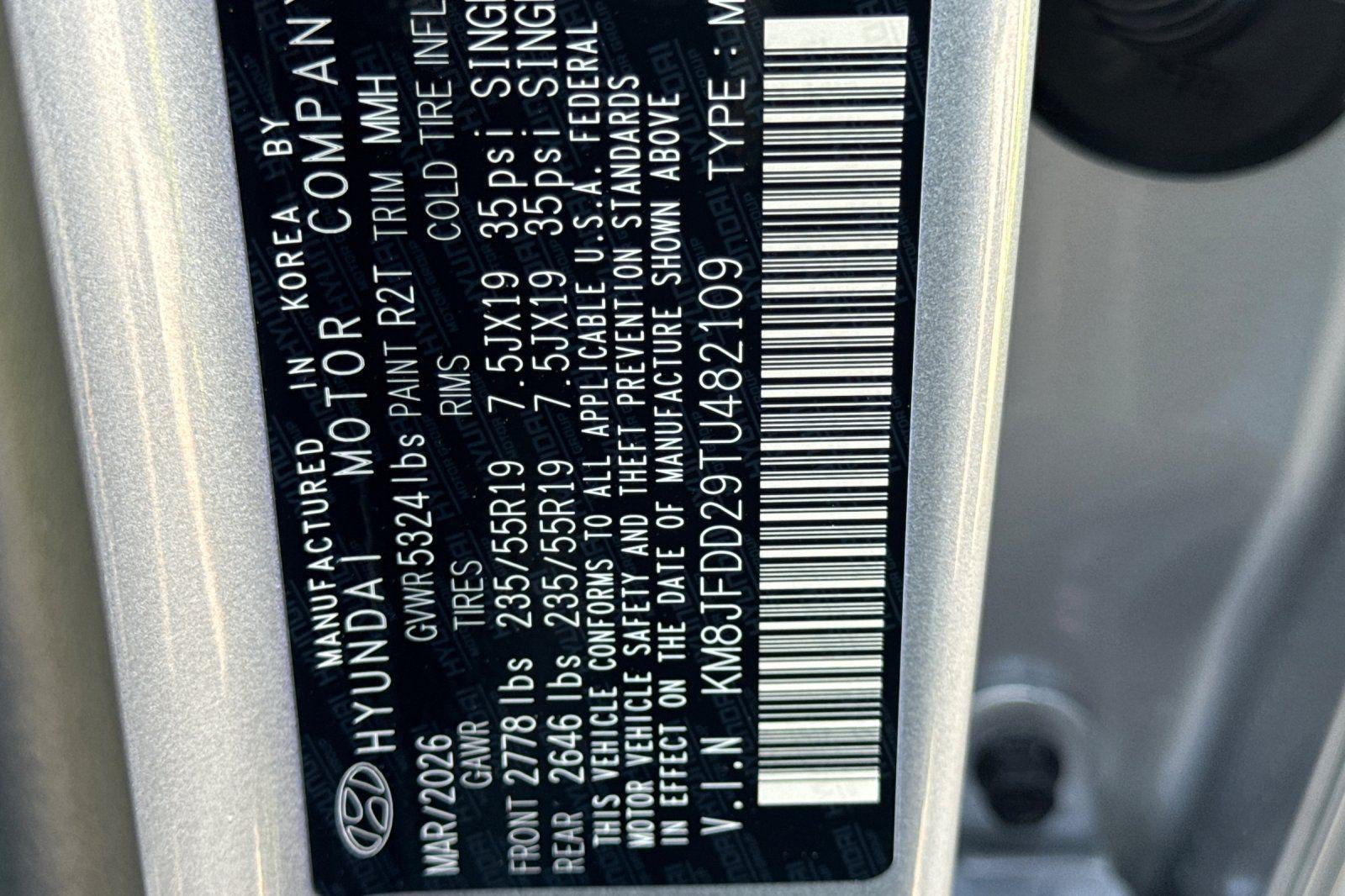 2026 Hyundai TUCSON PLUG-IN HYBRID Limited