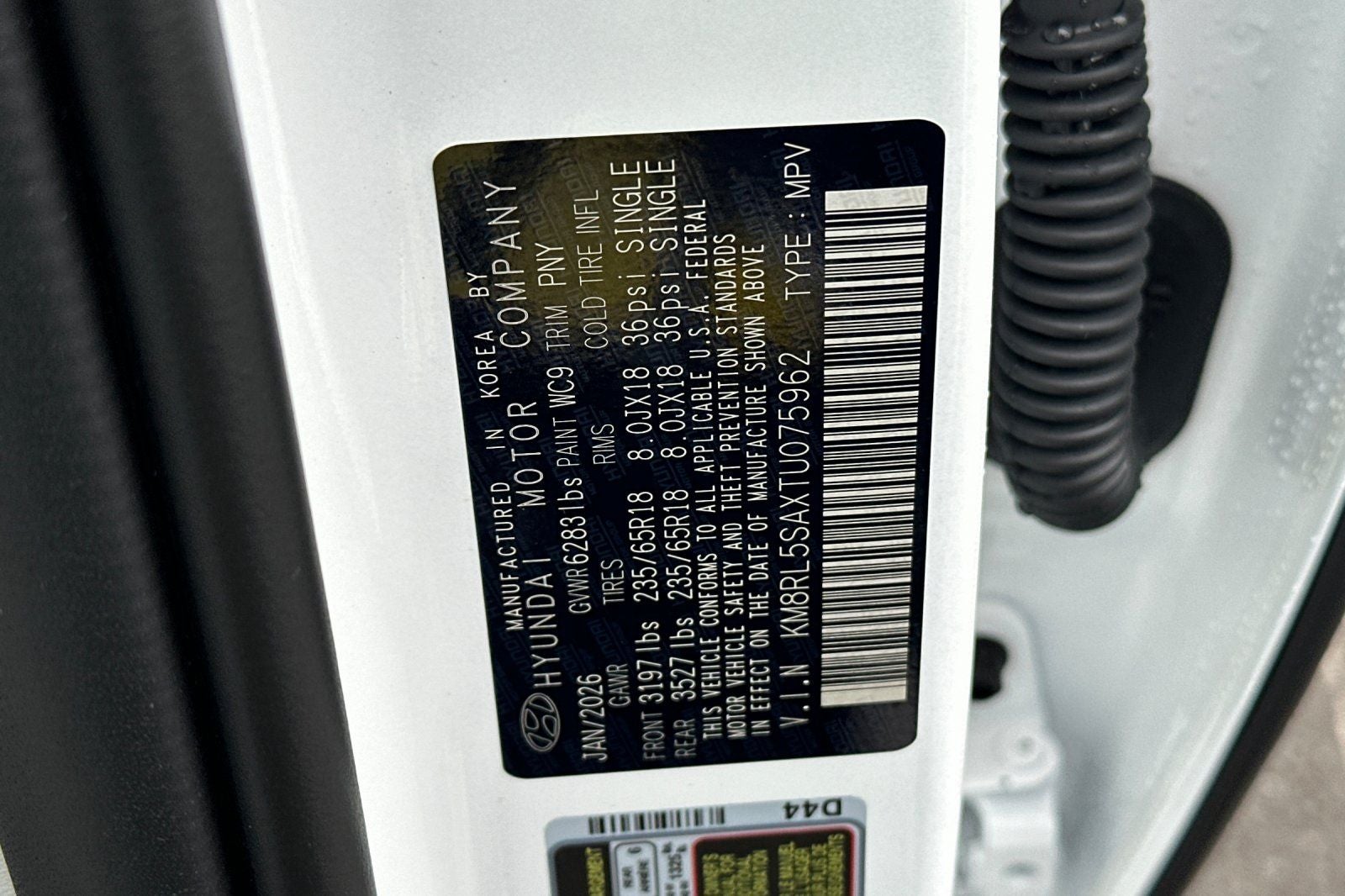 2026 Hyundai PALISADE HYBRID Blue SEL 8 Passenger