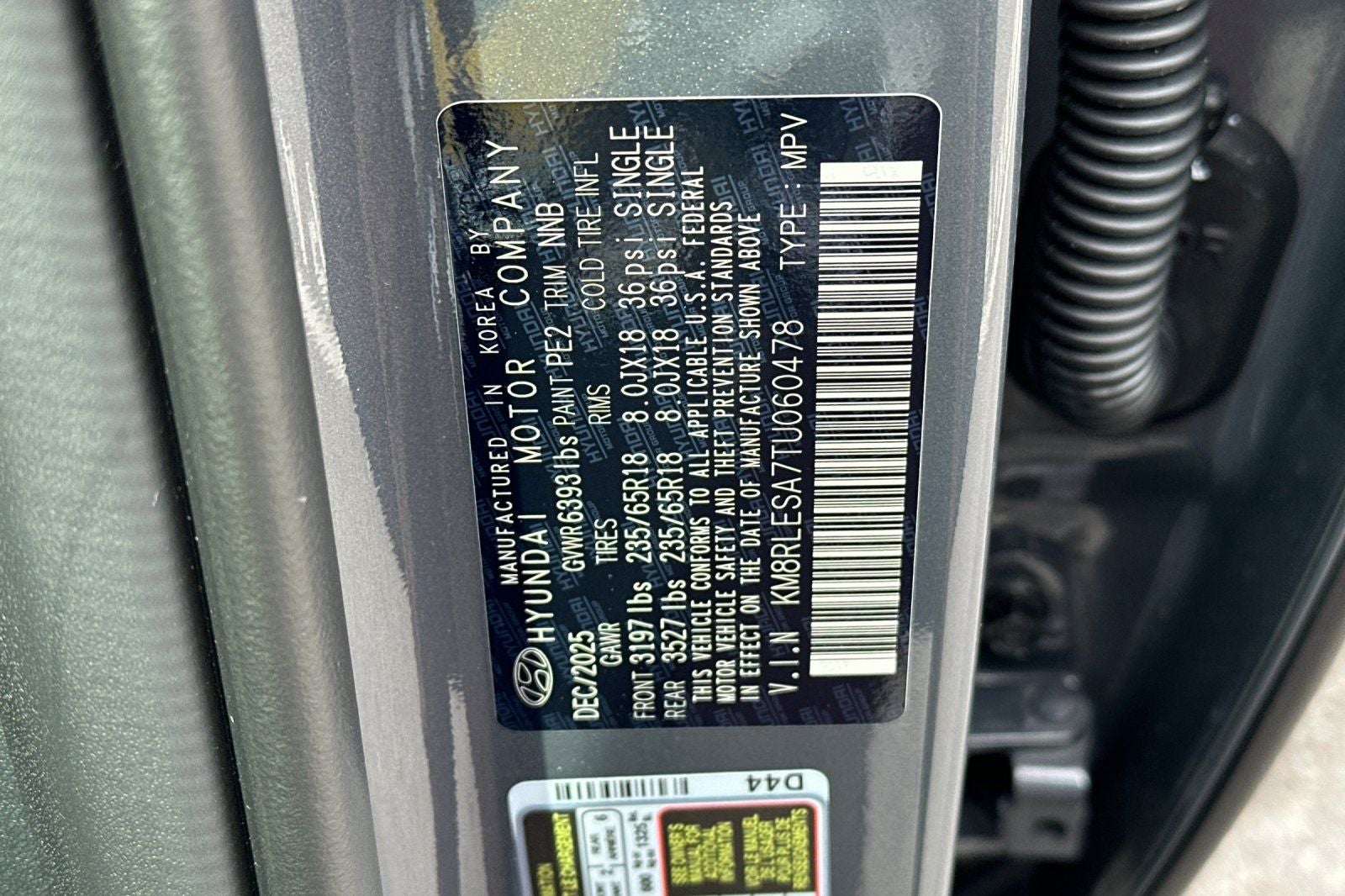 2026 Hyundai PALISADE HYBRID SEL 8 Passenger