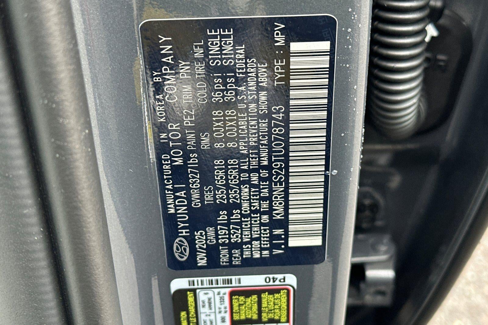 2026 Hyundai PALISADE SEL Premium AWD