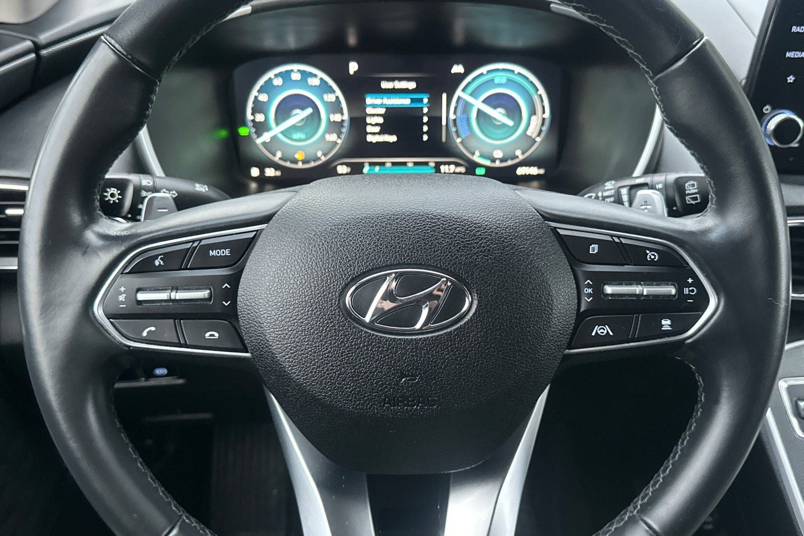 2021 Hyundai SANTA FE HYBRID Blue