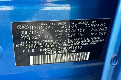 2017 Hyundai IONIQ HYBRID Limited