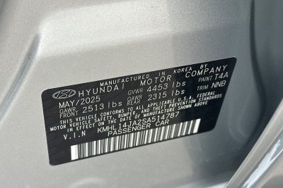 2025 Hyundai SONATA SEL Convenience
