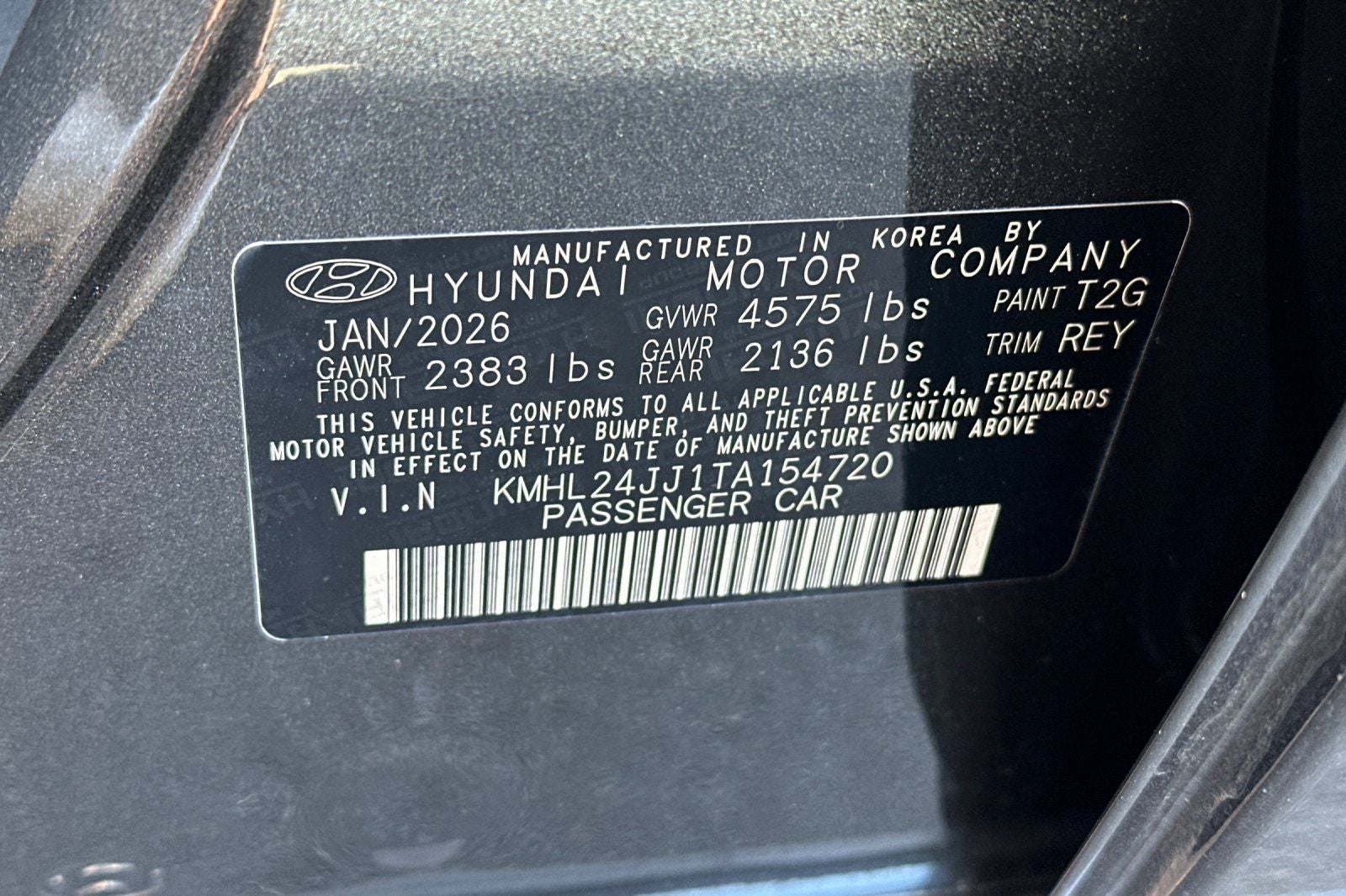 2026 Hyundai SONATA HYBRID Blue