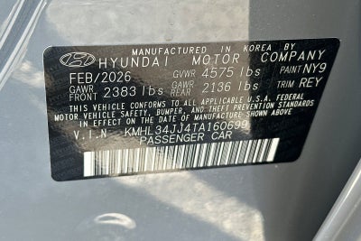 2026 Hyundai SONATA HYBRID SEL