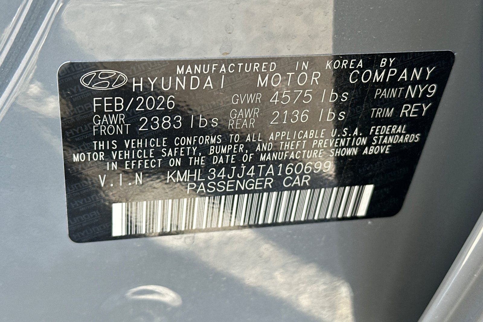 2026 Hyundai SONATA HYBRID SEL
