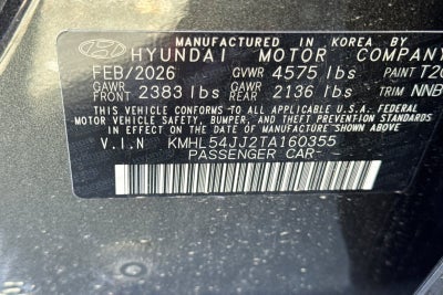 2026 Hyundai SONATA HYBRID Limited