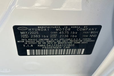 2025 Hyundai SONATA HYBRID Limited