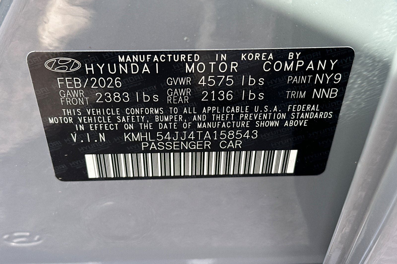 2026 Hyundai SONATA HYBRID Limited