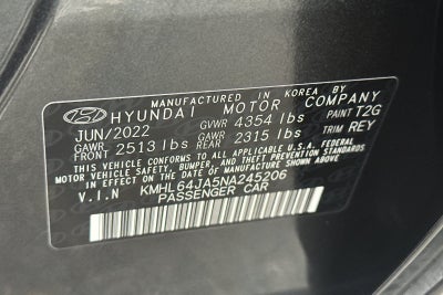 2022 Hyundai SONATA SEL