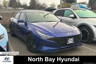 2022 Hyundai ELANTRA HYBRID Blue