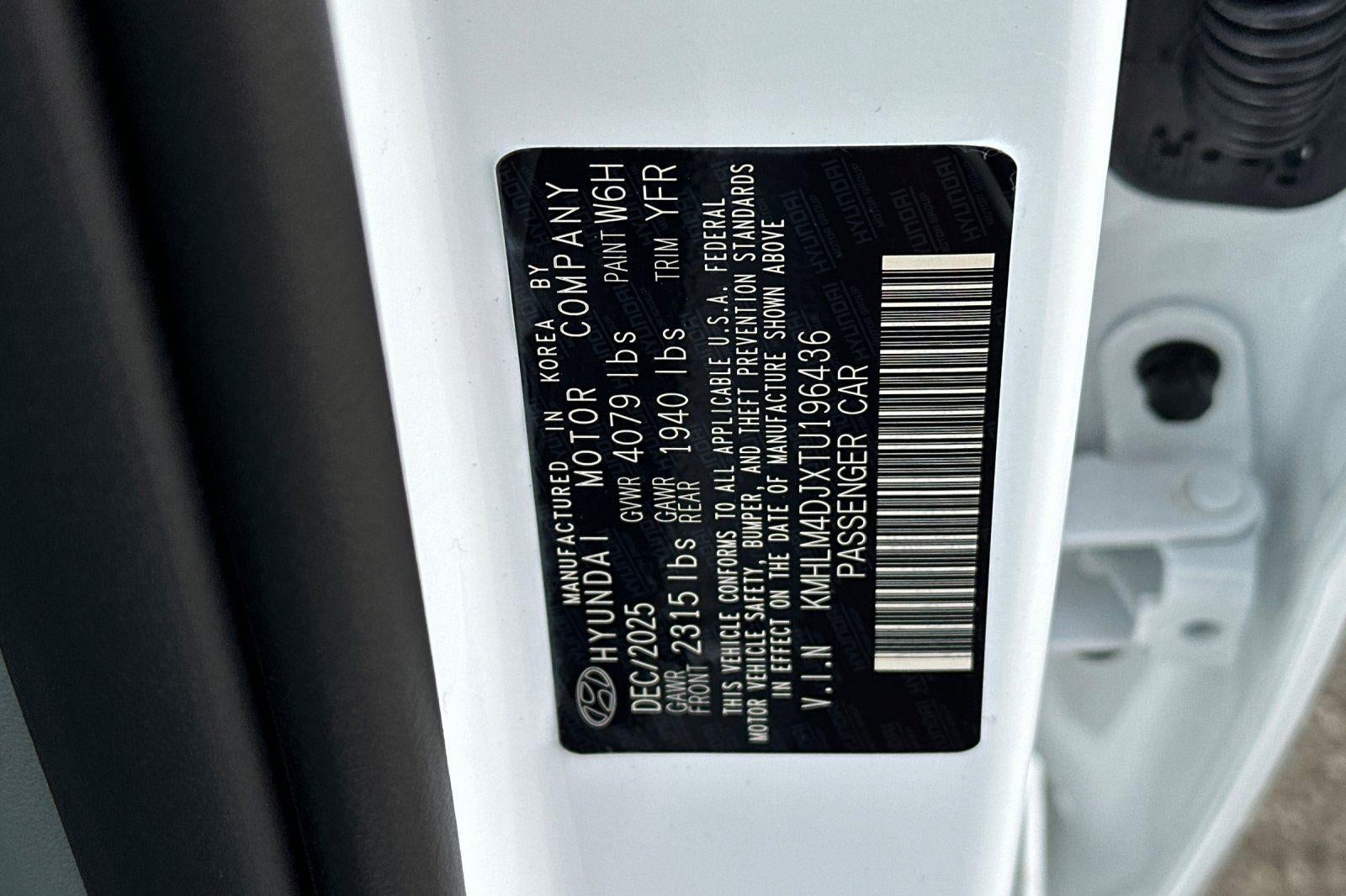 2026 Hyundai ELANTRA HYBRID Blue