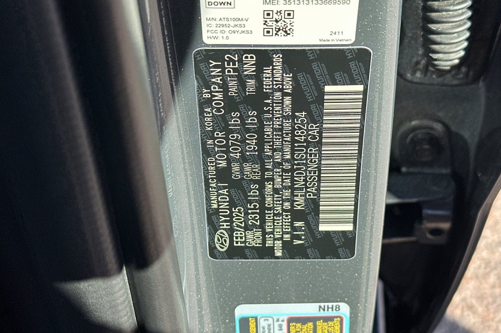2025 Hyundai ELANTRA HYBRID Limited