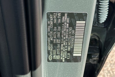 2025 Hyundai ELANTRA HYBRID Limited