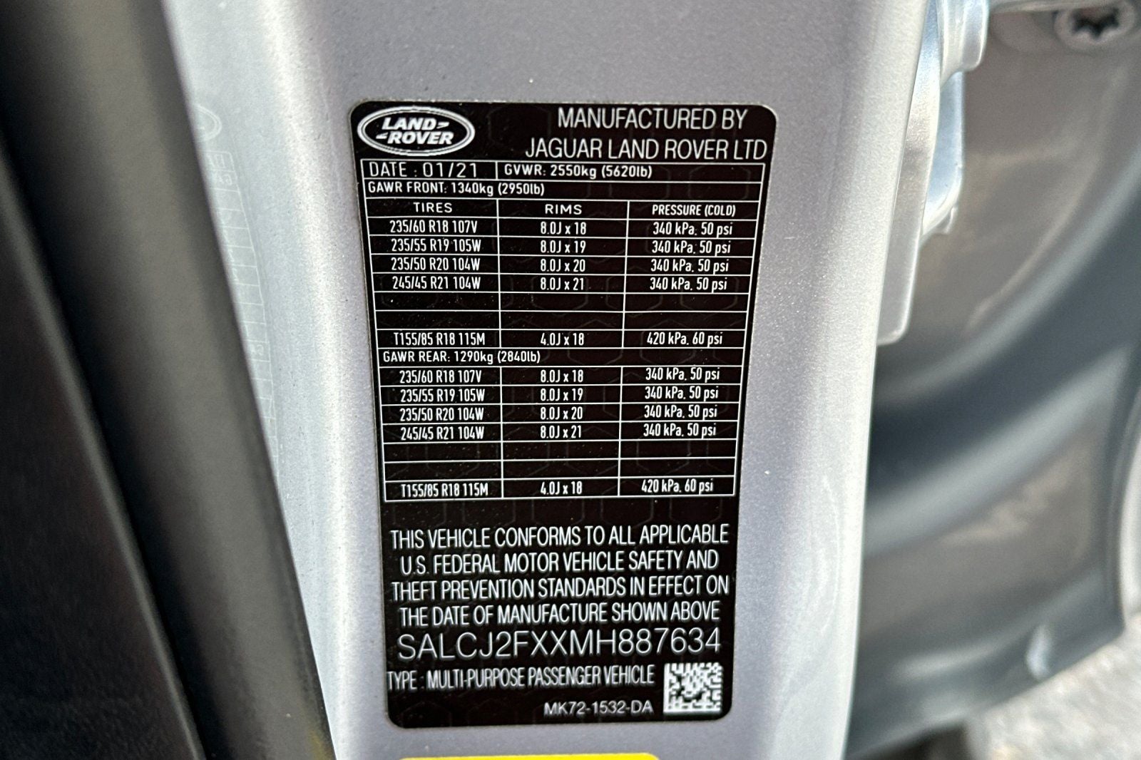 2021 Land Rover Discovery Sport S