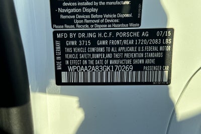 2016 Porsche Cayman Base