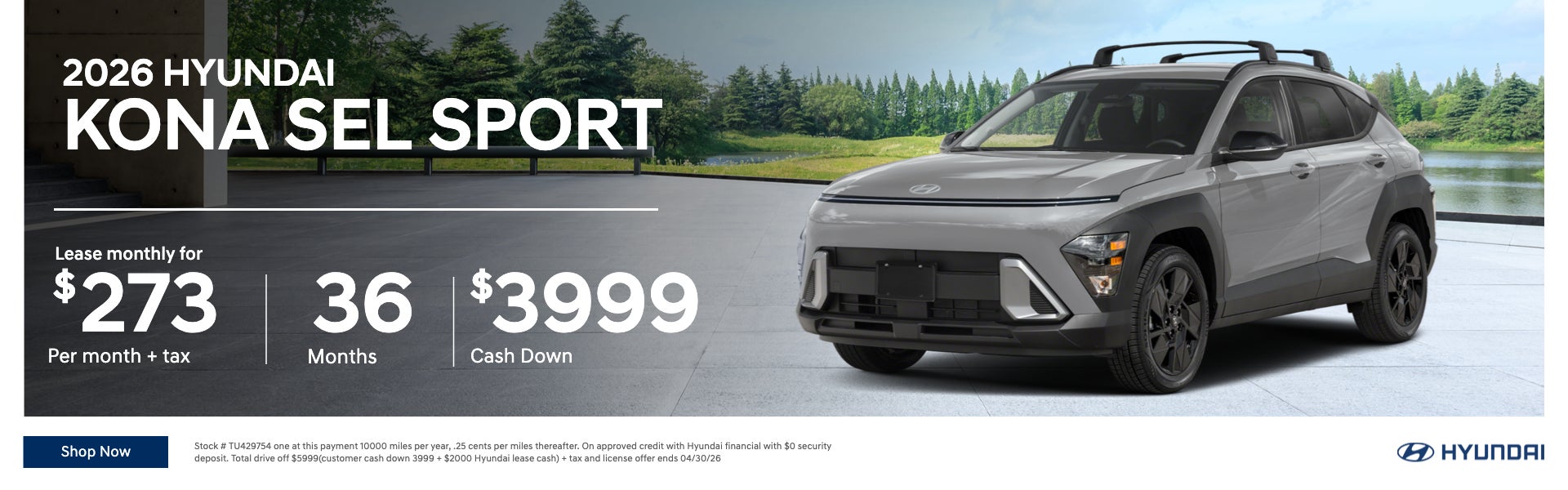 2026 HYUNDAI KONA SEL SPORT