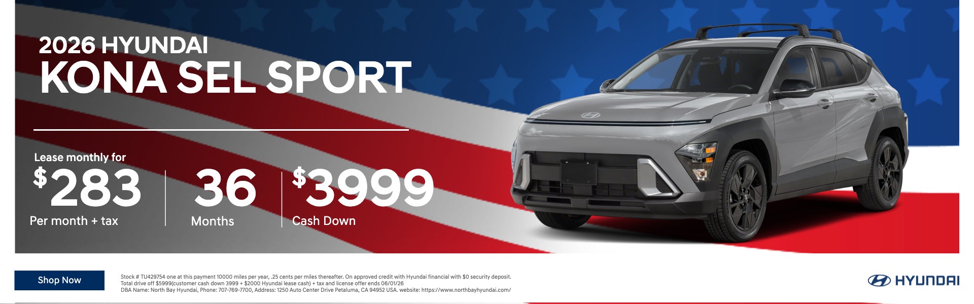 2026 HYUNDAI KONA SEL SPORT