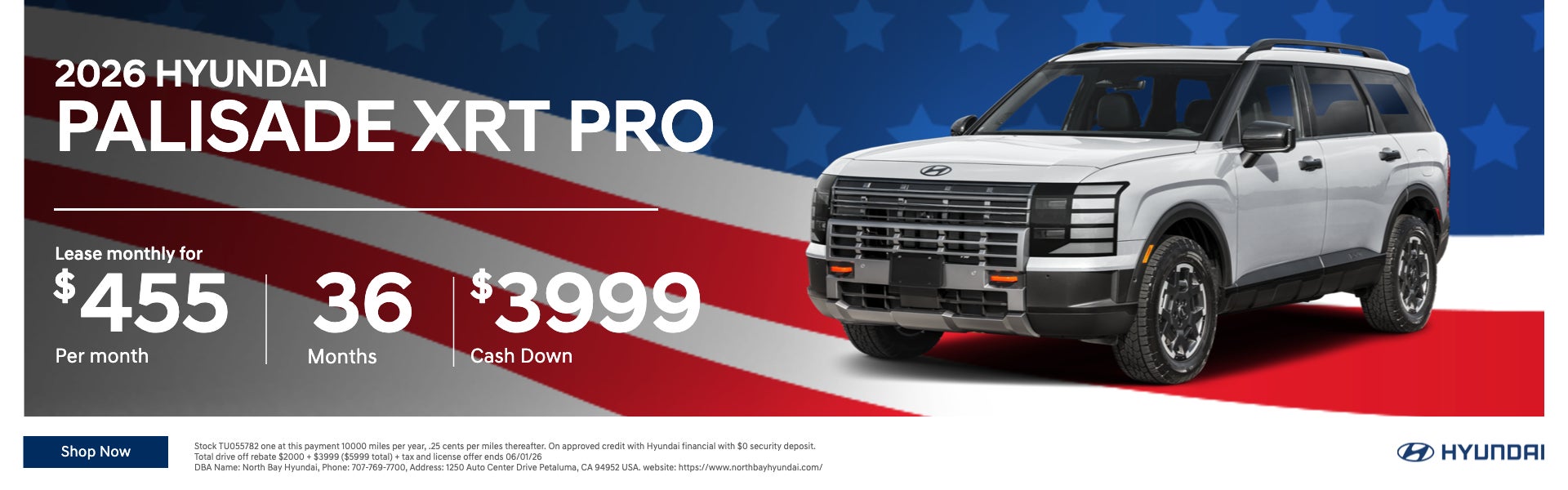 2026 Hyundai Palisade XRT Pro