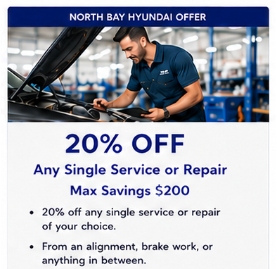 20% OFF Any Single Service or Repair (Max $200 Off)