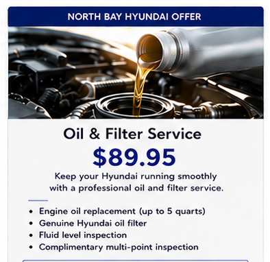 Oil Change & Filter Change – $89.95