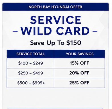 Service Wild Card – Up to $150 Off