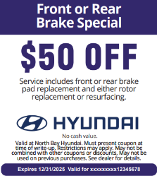 Front or Rear Brake Special