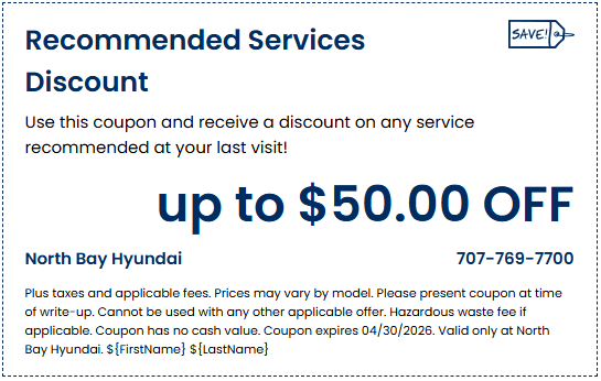 Recommended Service Discount